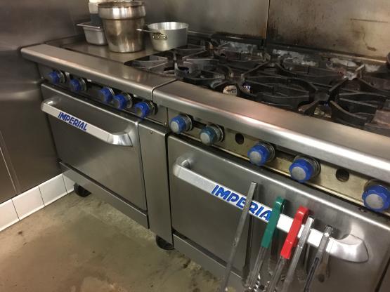 Commercial stove repair