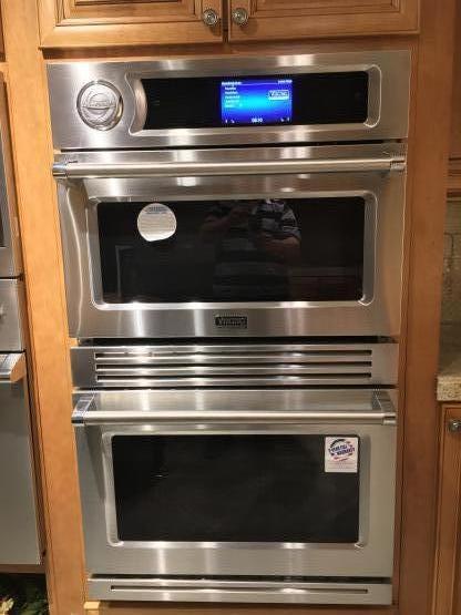 Viking oven Installation image