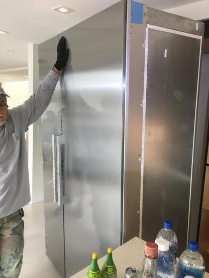 Miele build in refrigerator repair image
