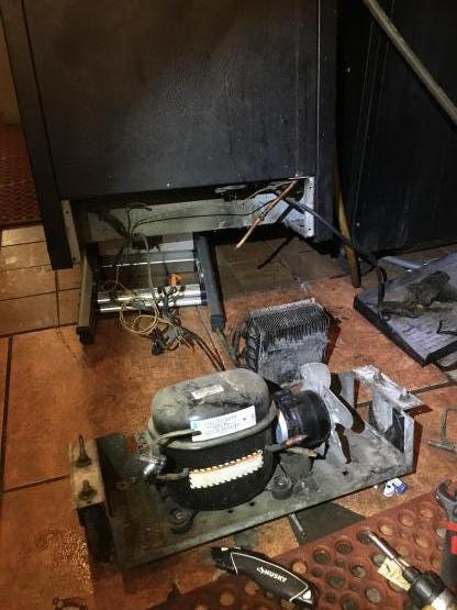 Commercial beer cooler repair image