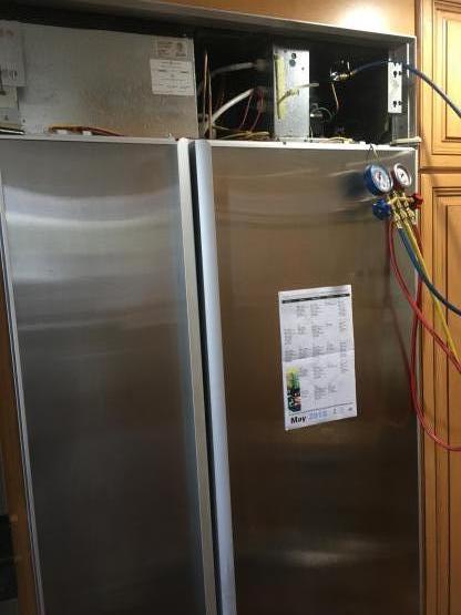 Ge Monogram refrigerator repair image
