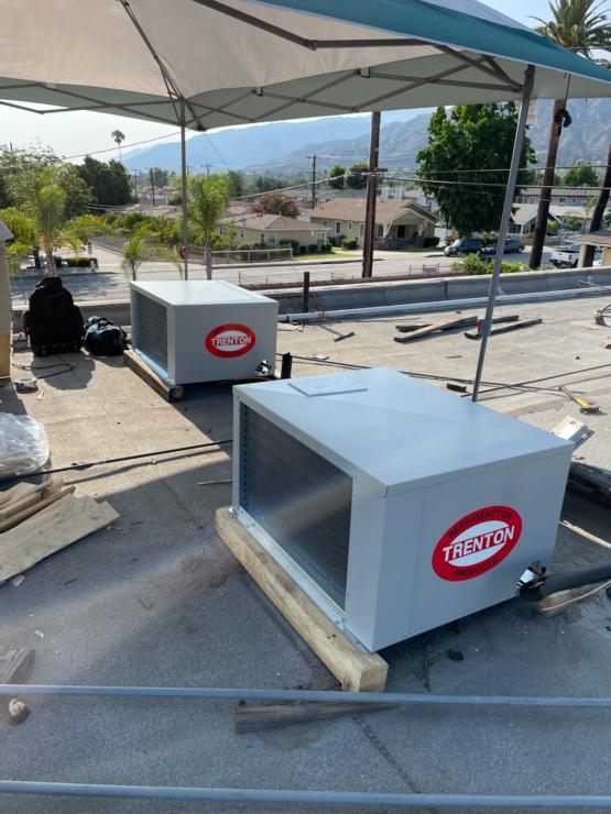Commercial Walk In Refrigerator Installation image