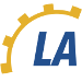 LA Appliances Time Logo